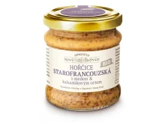 BIO hořčice po starofrancouzsku - med a balsamico 195g