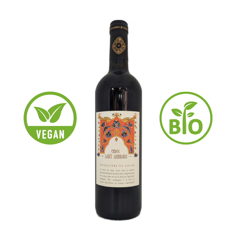 Monastère de Solan - Cuvée Saint Ambroise 2020, BIO víno - Balení: 4 lahve (výhodné balení)