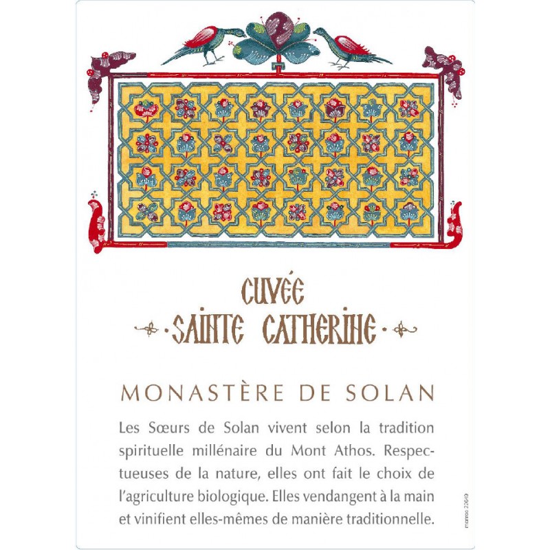 Monastère de Solan - Cuvée Svatá Kateřina 2024, BIO víno