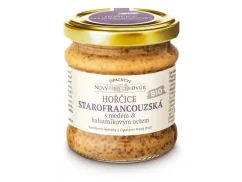 BIO hořčice po starofrancouzsku - med a balsamico 195g